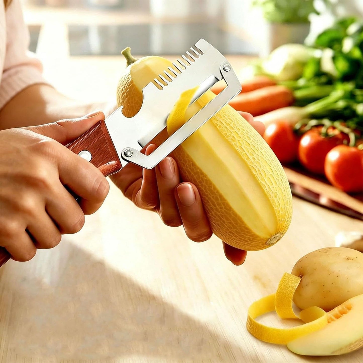 Upgrade Vegetable | Un solo Pelador que Reemplaza Varias Herramientas en tu Cocina