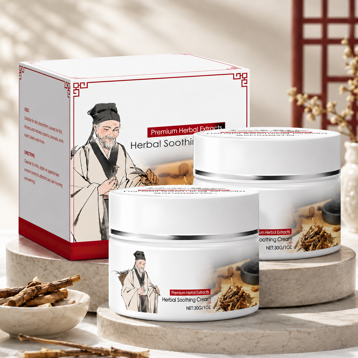 Herbal Body Cream | Crema Herbal Antibacterial de Origen Natural. Elimina Impurezas y Bacterias Mientras Regenera la Piel.