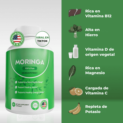 Moringa - Reduce Naturalmente el Cortisol para Ayudar a Restaurar el Equilibrio