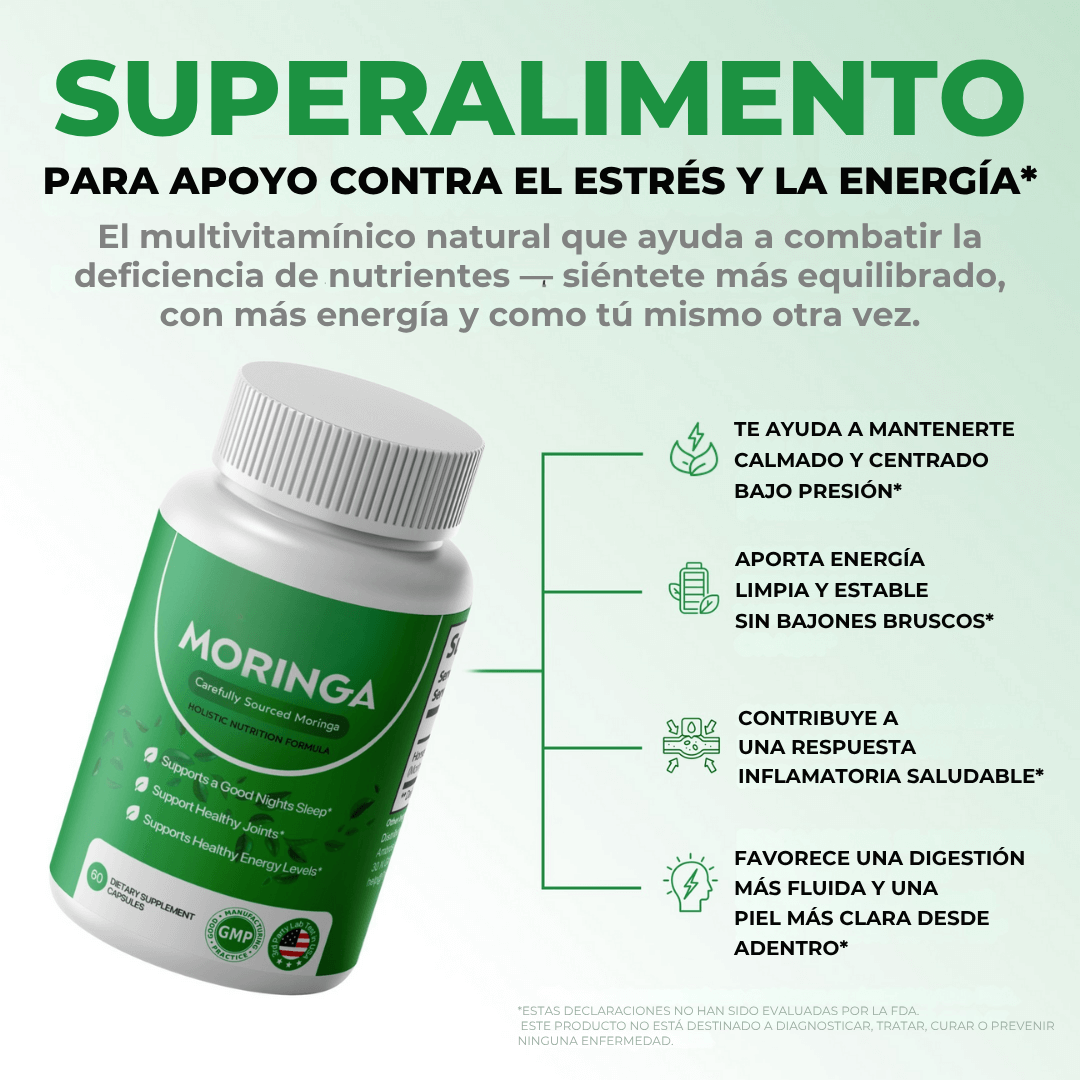 Moringa - Reduce Naturalmente el Cortisol para Ayudar a Restaurar el Equilibrio