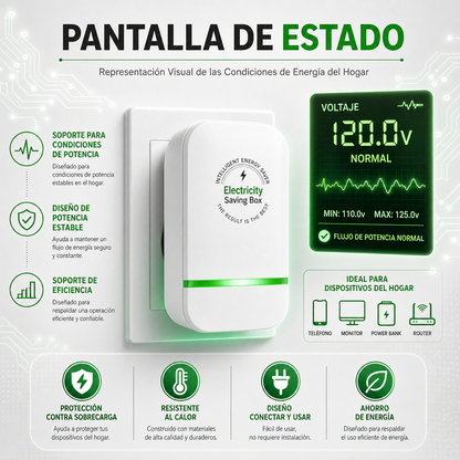 Ahorrador de Energía Inteligente |  Reduce el Pago de Luz desde el Primer Mes