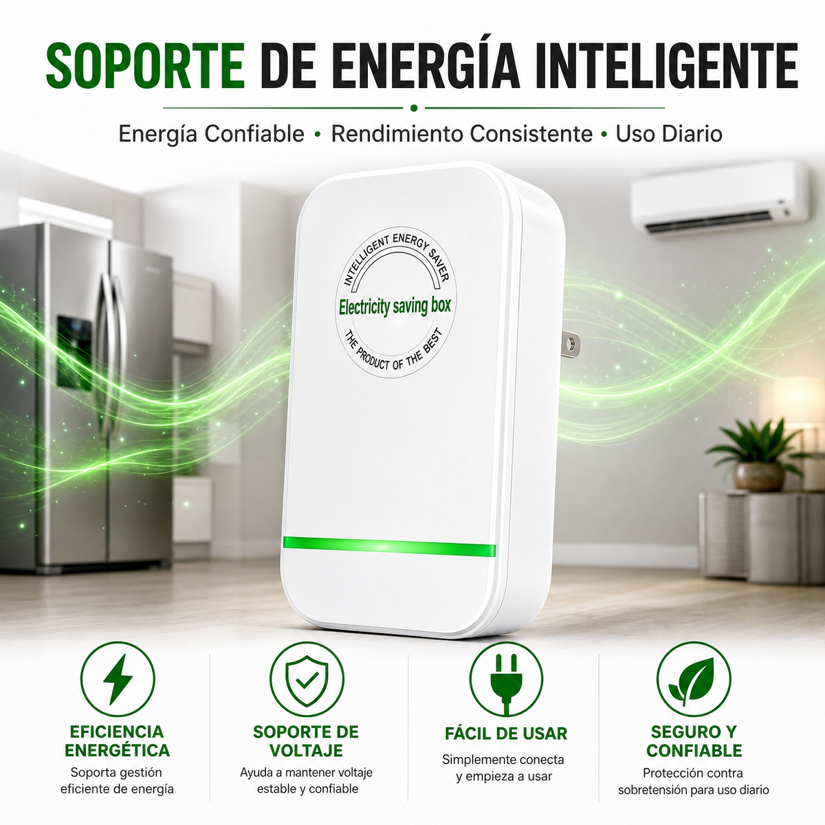 Ahorrador de Energía Inteligente |  Reduce el Pago de Luz desde el Primer Mes