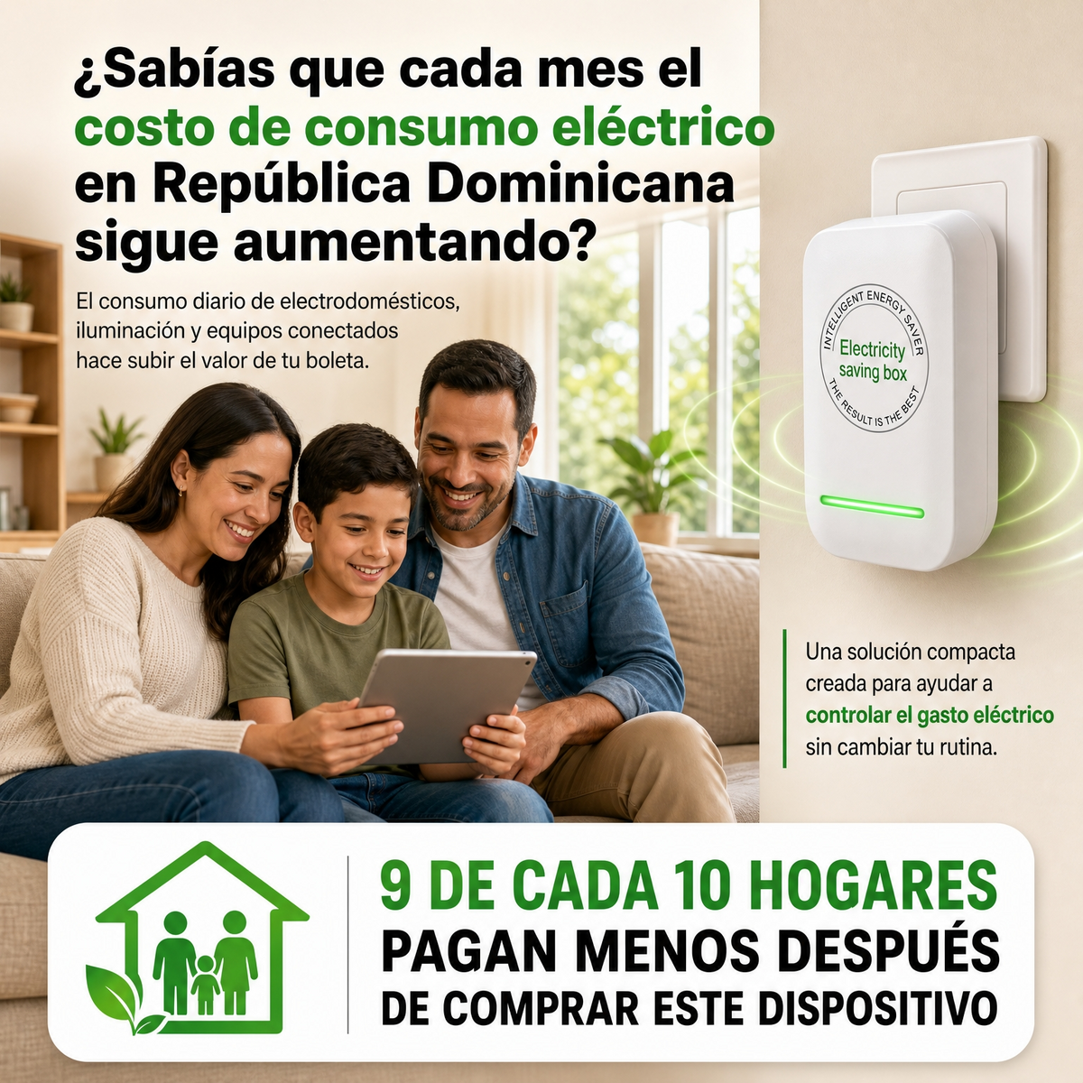 Ahorrador de Energía Inteligente |  Reduce el Pago de Luz desde el Primer Mes