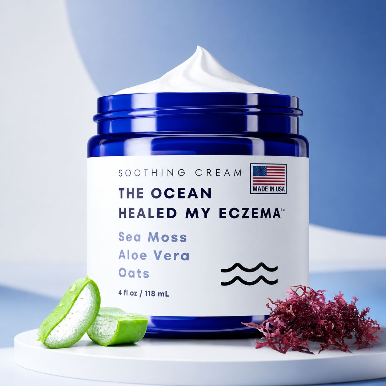 The Ocean Healed | Tratamiento Tópico Especializado para Piel Atópica. Fórmula Suave y Efectiva que Calma el Eczema y Restaura el Confort