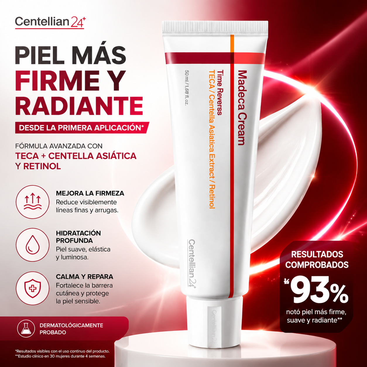 Centellian | Esencia de Centella Asiática Clínicamente Probada. Elimina Irritación, Recupera Luminosidad, Fortalece Piel Sensible