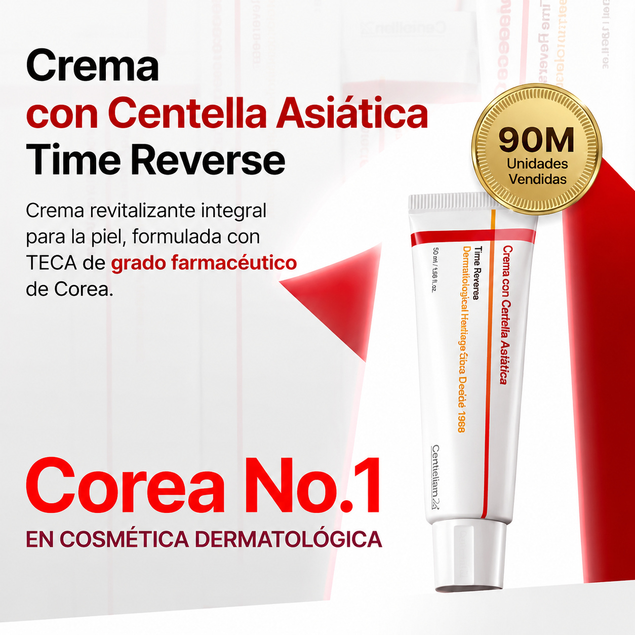 Centellian | Esencia de Centella Asiática Clínicamente Probada. Elimina Irritación, Recupera Luminosidad, Fortalece Piel Sensible