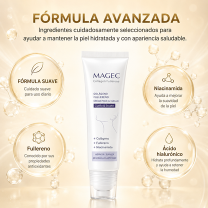 Magic Collagen | Crema Anti-Edad con Colágeno y Fullerene que Reafirma, Hidrata y Suaviza Arrugas.