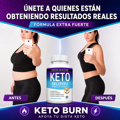 Toplux Keto | Quemador de Grasa Cetogénico Natural Ultra Avanzado de 1200 mg