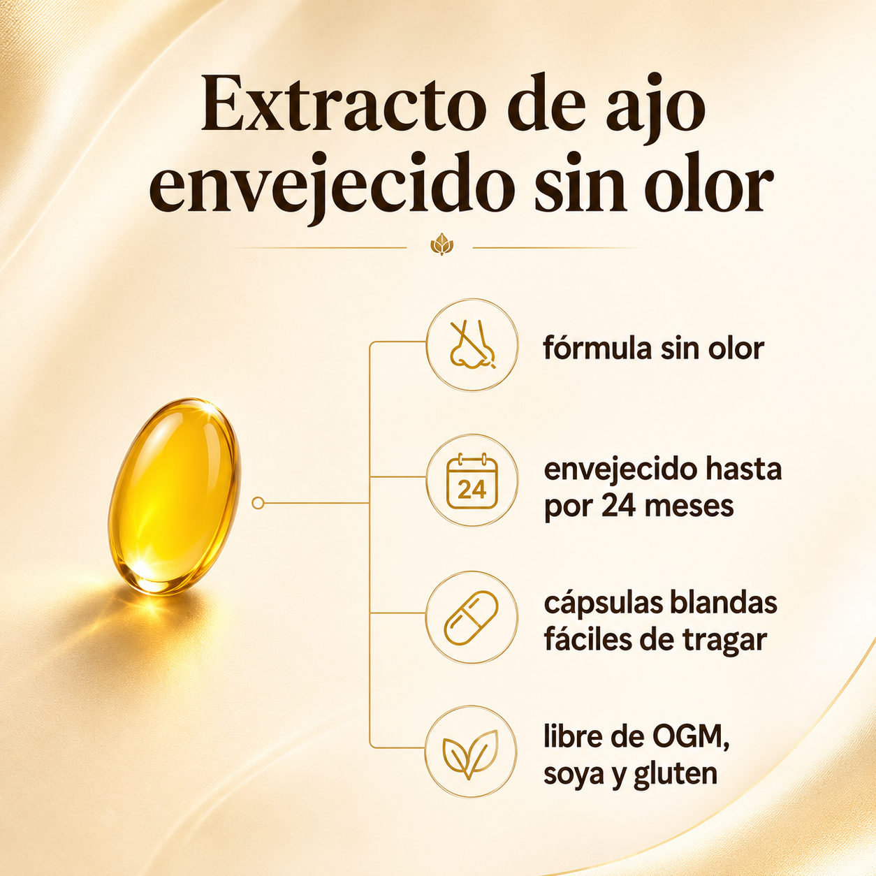 Odorless Garlic | Los Beneficios del Ajo de la Abuela, en una Cápsula Moderna