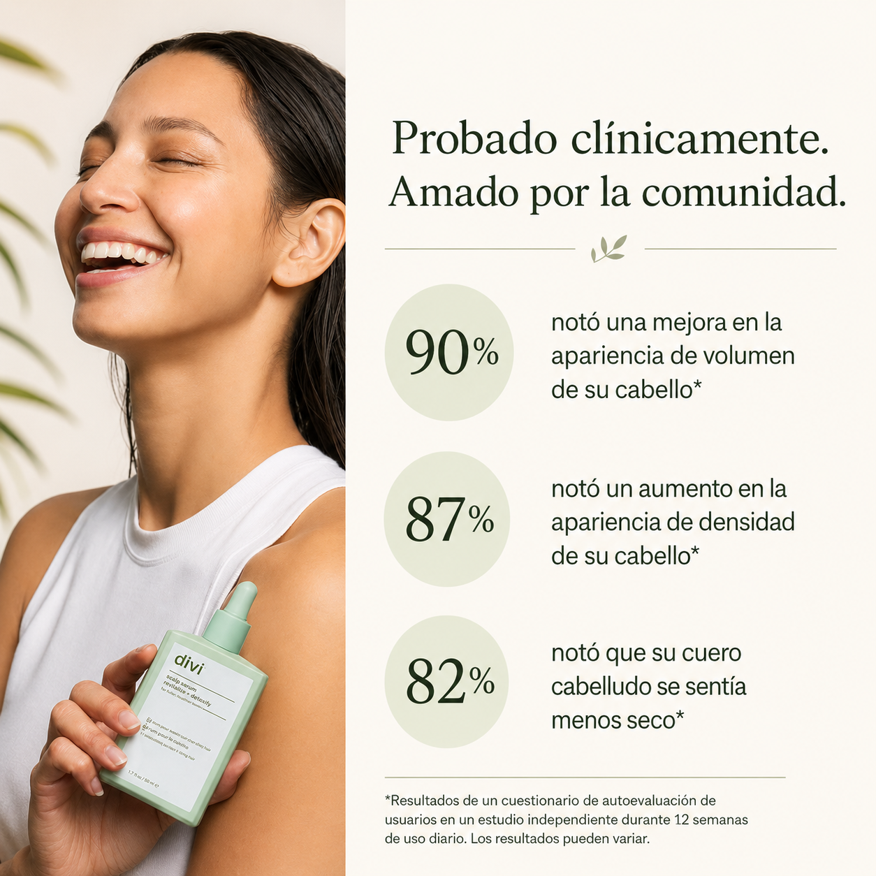 Divi Scalp Serum |Cabello más Lleno, Cuero Cabelludo más Fuerte en 2 Semanas