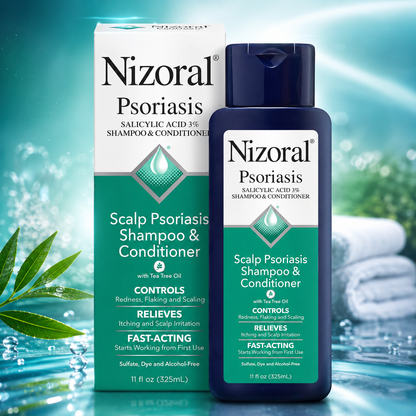 Nizoral® | Shampoo con Ketoconazol que Combate la Caspa, Calma la Picazón y Reduce la Descamación Para un Cuero Cabelludo más Sano y Limpio.