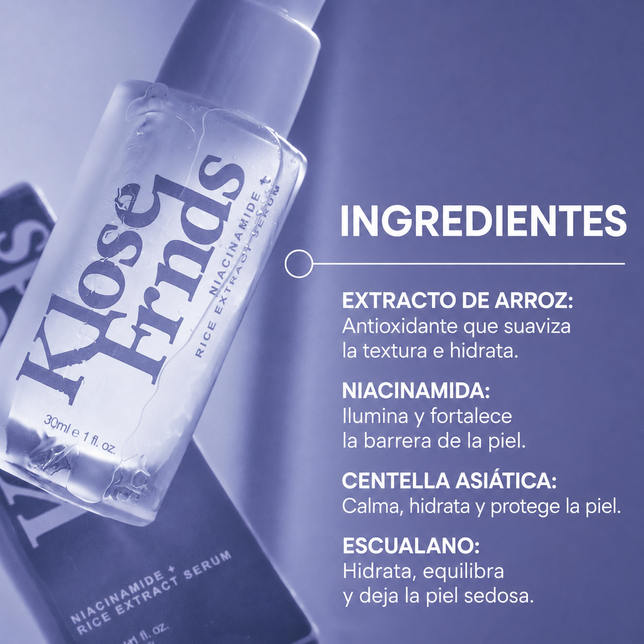 Klose Frnds | ilumina, Hidrata y Suaviza tu Piel Desde el Primer Uso
