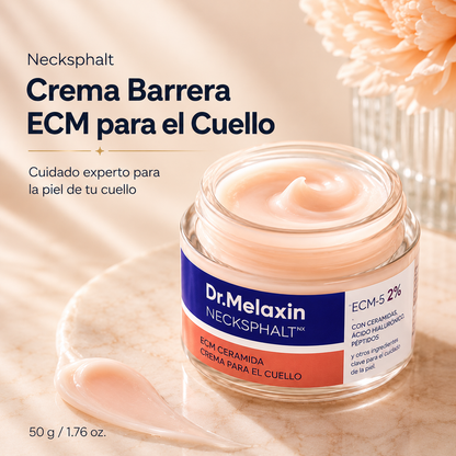 Dr.Melaxin Necksphalt |Adiós Marcas y Flacidez. La Crema Barrera que Levanta, Tensa y Unifica tu Cuello.