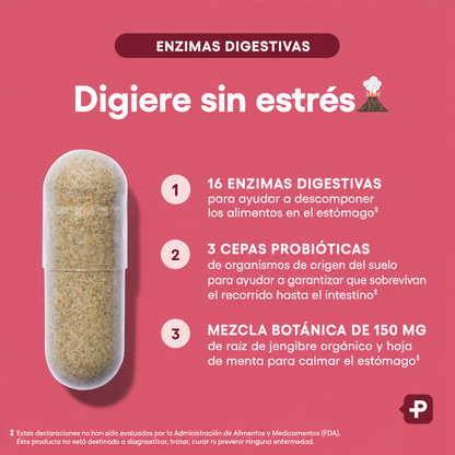 Probiótico Choice | Con 60 Mil Millones de Bacterias Buenas y 10 Cepas Diferentes, para Ayudarte a Mejorar tu Digestión