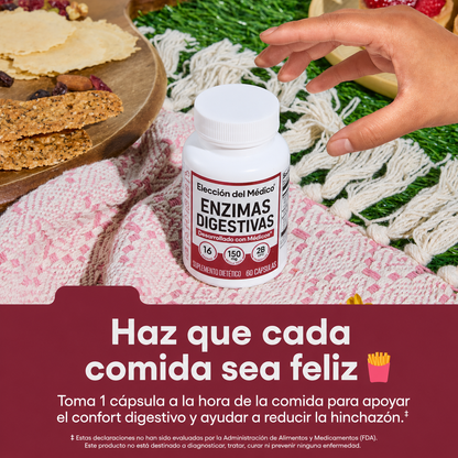 Probiótico Choice | Con 60 Mil Millones de Bacterias Buenas y 10 Cepas Diferentes, para Ayudarte a Mejorar tu Digestión