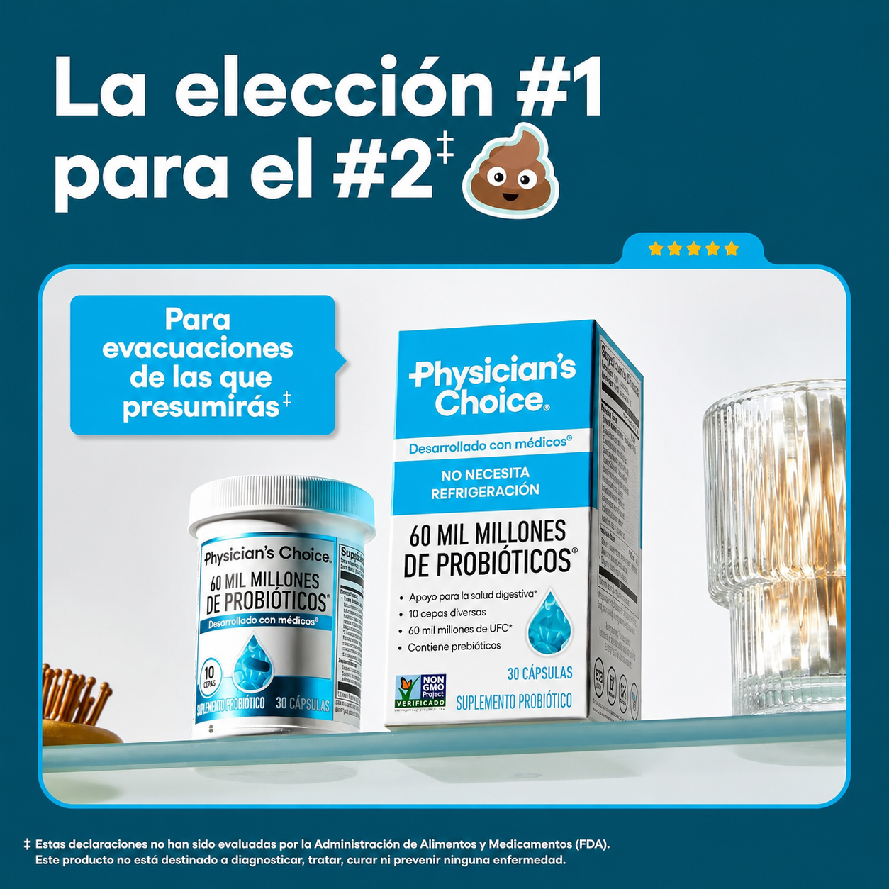 Physician's Choice | Dile Adiós a la Hinchazón y las Molestias Después de Comer