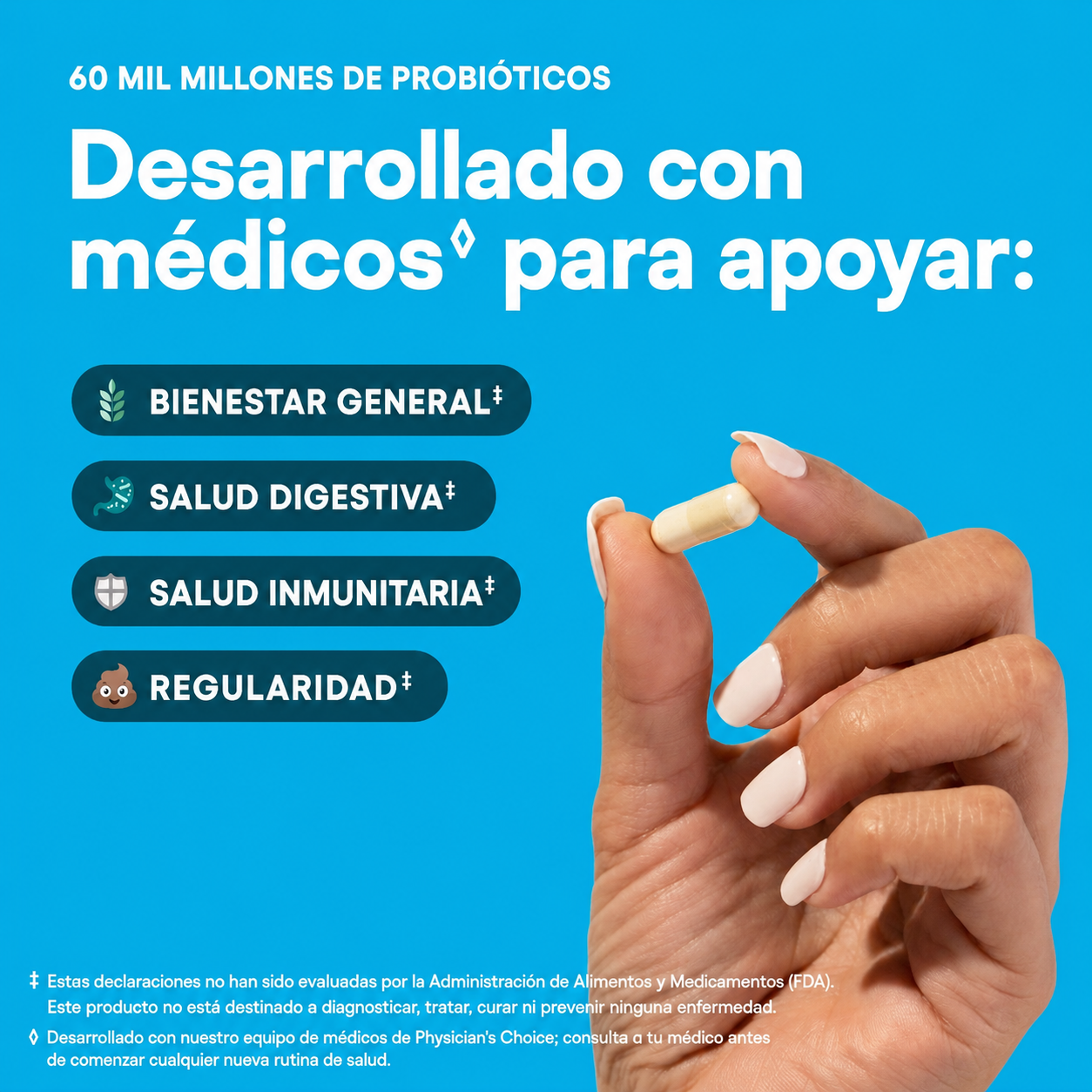 Physician's Choice | Dile Adiós a la Hinchazón y las Molestias Después de Comer