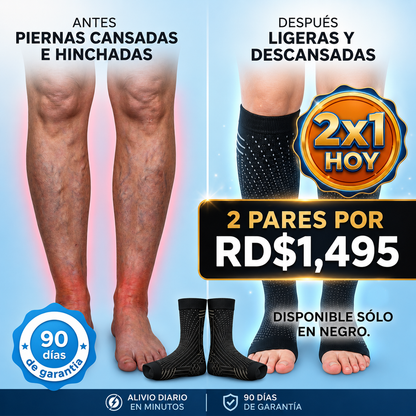 Medias De Compresión | Promoción Especial para Piernas Cansadas e Hinchadas