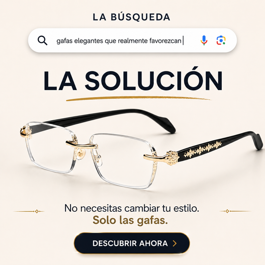 Rimless | Lentes HD + Bloqueo de luz Azul Comodidad sin Límites Diseño Vintage
