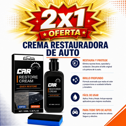 Renovador de Plástico Interior para Auto | Restaura Color y Brillo sin Residuo Grasoso. Oferta 2x1: Lleva Dos y Renueva Todo tu Interior de una Sola vez.
