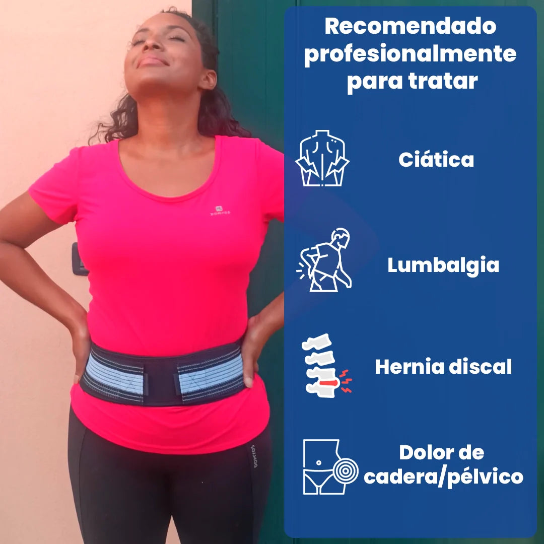 Cinturón Lumbar de Compresión | Alivia la Ciática y el Dolor de Espalda