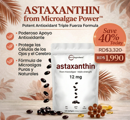 Astaxanthin™ |nueva era en antienvejecimiento