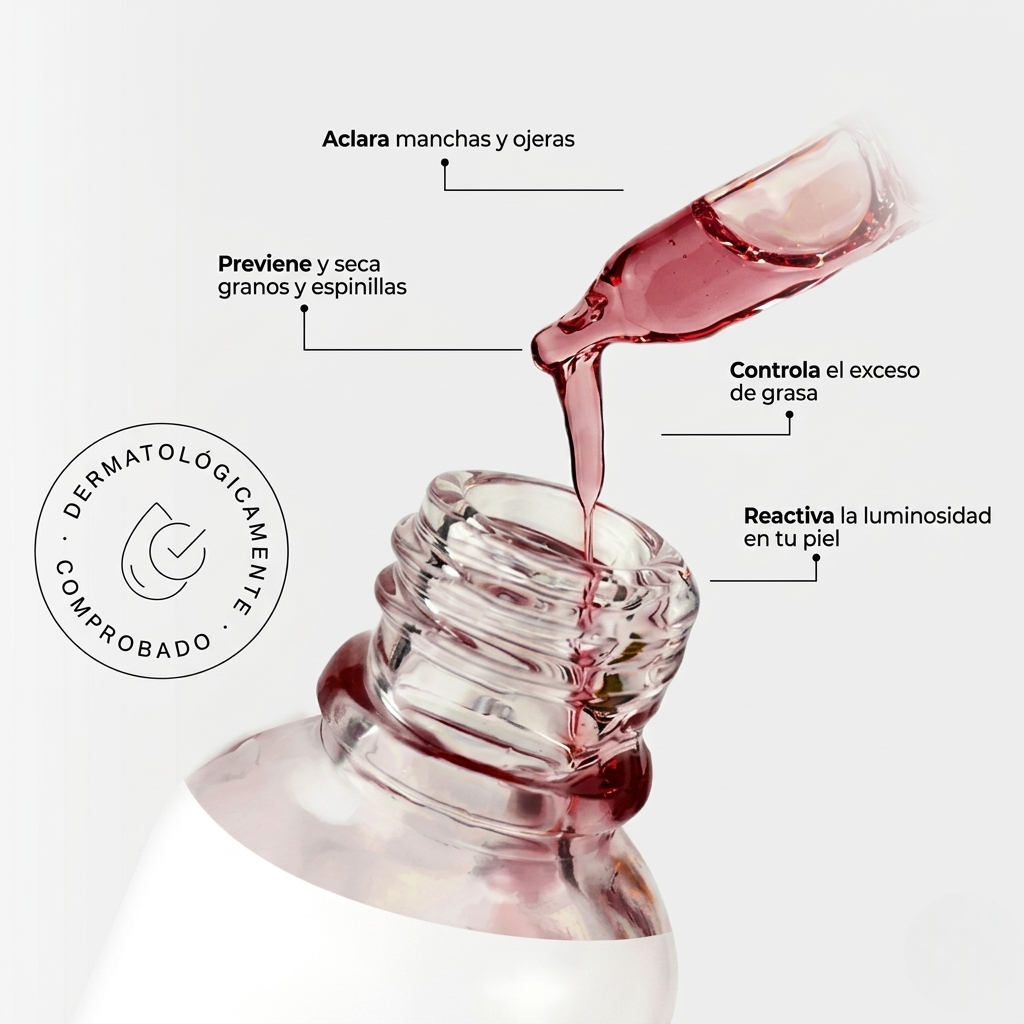 Elixir™ | Tónico aclarante nocturno que desvanece manchas y unifica el tono de tu piel
