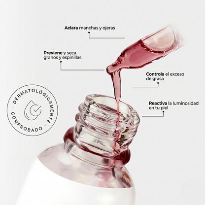 Elixir™ | Tónico aclarante nocturno que desvanece manchas y unifica el tono de tu piel
