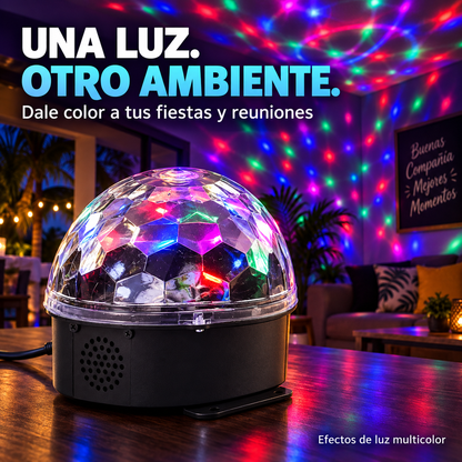 Foco LED con Música Bluetooth | Dale Vida a tus Reuniones con Luces Multicolor y tu Música Favorita en un Solo Dispositivo
