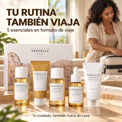 Madagascar Centella Glow Travel Ritual™ | 5 Step Kit