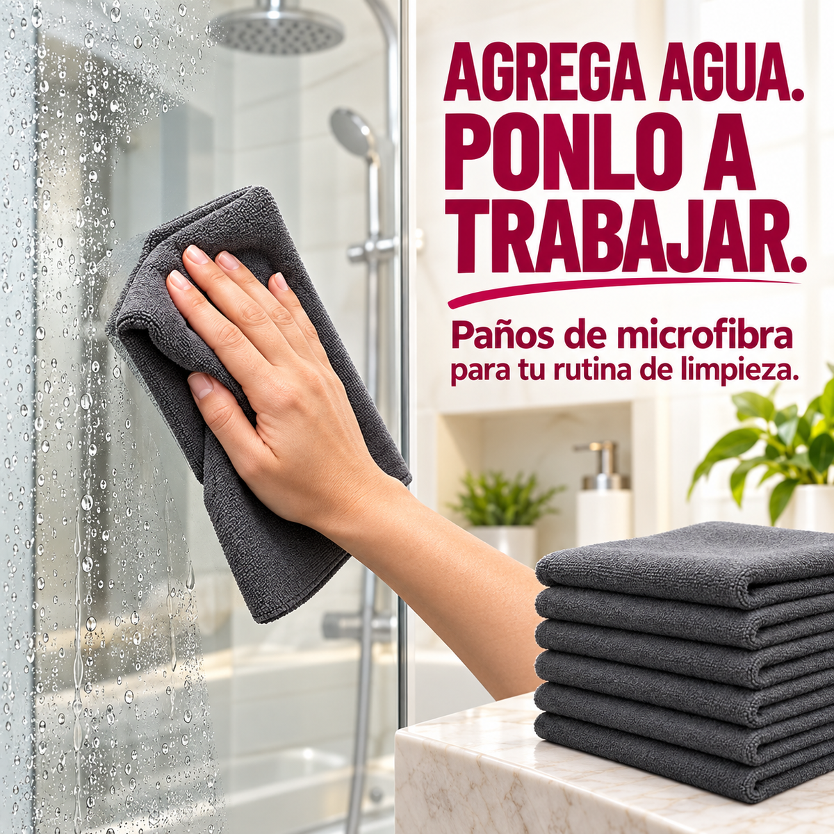 Pack de 6 Paños de Limpieza Magic | Toallitas de Microfibra que no Dejan Marcas para la Cocina