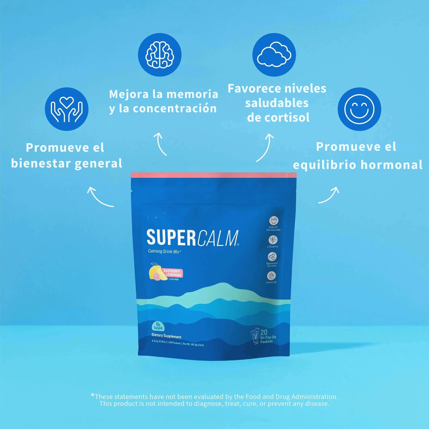 SuperCalm® | Bebida Funcional para Calma, Enfoque y Descanso