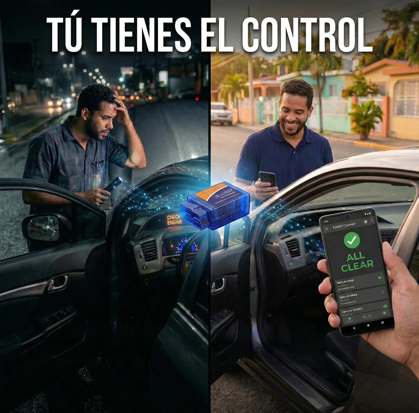 Escáner para Carros ELM327™ | Tu mecánico inteligente en el bolsillo, sin taller y sin excusas