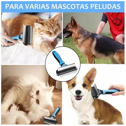 Cepillo de Doble Dentadura | ADIÓS AL PELO DE TU MASCOTA LLEVA 2 Y PAGA 1