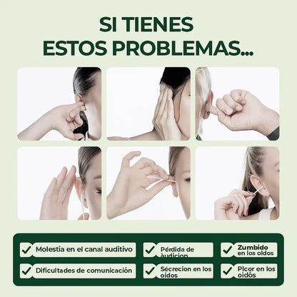 GOTAS PARA CUIDADO AUDITIVO | Alivia Dolor y Zumbidos al Instante + Folleto informativo y modo de uso para tratamiento