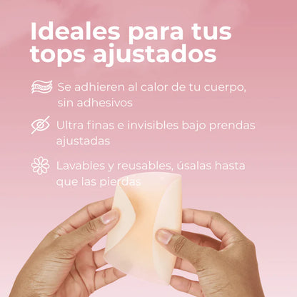 Curviva | Pack de Pezoneras en Círculos sin Adhesivo